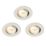 Saxby Vega Round LED Micro Downlights Matt White 12W 240lm 3 Pack