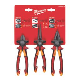 Milwaukee  VDE Pliers Set 3 Pieces