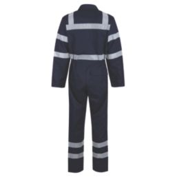 Wearwell   Flame Retardant Boilersuit Navy X Large 48" Chest 31" L