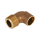 Endex  Brass End Feed Adapting 90° Male Elbow 15mm x 1/2"