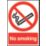 "No Smoking" Sign 210mm x 148mm