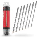 Einhell  SDS Plus Shank Masonry Drill Bit Set 7 Pieces