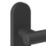 Cooke & Lewis Damgan WC Lever on Backplate Door Handles Pair Matt Black