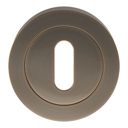 Smith & Locke Lormel Standard Escutcheon (Pair) Antique Brass 50mm