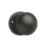 Designer Levers Orion Mortice Door Knob Pair Matt Black 58mm