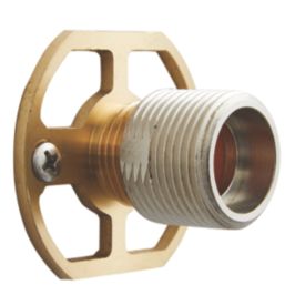 Highlife Bathrooms  Round Shower Brackets Matt Black