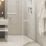 Hansgrohe AddStoris Bar Shower Door Handle Matt White 350mm Single
