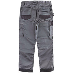 Site Jackal Work Trousers Grey / Black 38" W 30" L