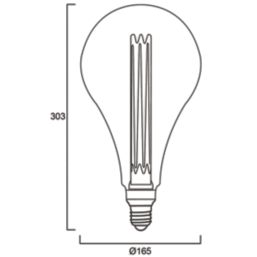 Sylvania ToLEDo Mirage SL E27 A165 LED Light Bulb  105lm 2.5W