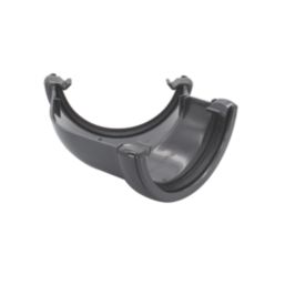 FloPlast  uPVC 135° Half Round Gutter Angle Anthracite Grey 112mm