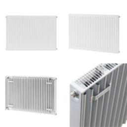 Flomasta 700mm x 900mm 3330BTU White Type 11 Convector Radiator