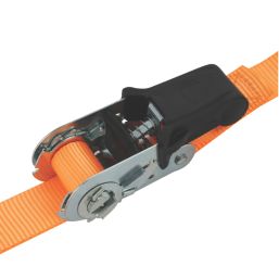 Smith & Locke Ratchet Tie-Down Straps with S-Hook 3m x 25mm 4 Pack