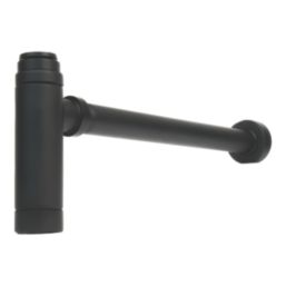 Flomasta  Bottle Trap Matt Black 32mm