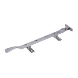 Traditional Casement Stay Satin Chrome 254mm