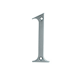 Fab & Fix Door Numeral 1 Polished Chrome 80mm