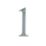 Fab & Fix Door Numeral 1 Polished Chrome 80mm