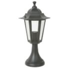 Essentials Coach 409mm Outdoor Post Light Black