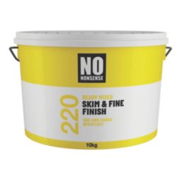 No Nonsense 220 Ready Mixed Skim & Finish Texture Repair White 10kg