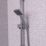 ETAL Pour Slide Rail Shower Kit Chrome