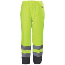 Helly Hansen Alta Hi-Vis Trousers Elasticated Waist Yellow Large 36-38" W 33" L