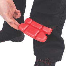 Lee Cooper LCPNT206 Classic Kneepad Trousers Black 30" W 31" L