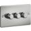 Knightsbridge  3-Gang 2-Way LED Intelligent Dimmer Switch  Polished Chrome
