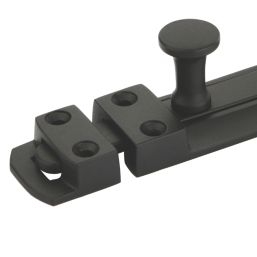 Smith & Locke Flat Door Bolt Matt Black 80mm