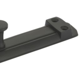 Smith & Locke Flat Door Bolt Matt Black 80mm