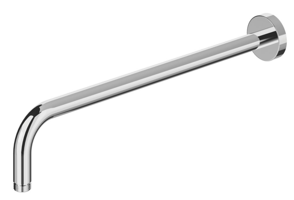 Swirl Shower Arm Chrome 450mm x 22mm Screwfix