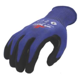 MCR Safety Graphene Fibre CT1071NM Cut-Resistant Gloves Blue/Black Large