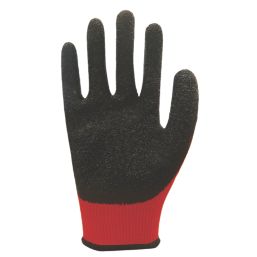 Site  Gripper Gloves Red / Black Large