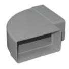 Manrose Horizontal 90° Bend White 212mm