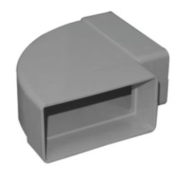 Manrose Horizontal 90° Bend White 212mm