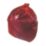 L-PRO 10607 Red Polythene Sacks / Bin Liners 90Ltr 200 Pack