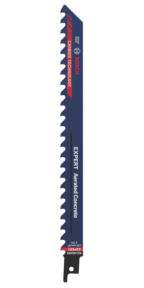 Bosch Expert S1141HM Aerated Concrete Carbide Reciprocating Saw Blade