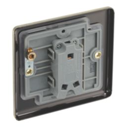 LAP  20A 16AX 1-Gang 2-Way Switch  Antique Brass with Colour-Matched Inserts