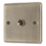 LAP  20A 16AX 1-Gang 2-Way Switch  Antique Brass with Colour-Matched Inserts