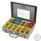 Turbo Silver  PZ Double-Countersunk General Trade Case 1400 Pcs