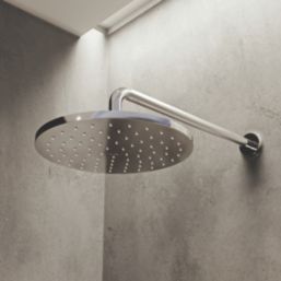 Aqualisa Optic Q HP/Combi Rear-Fed Chrome Thermostatic Dual Outlet Smart Shower with Wall-Fixed Head