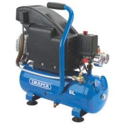 Draper 24975 8Ltr Brushless Electric Direct Drive Air Compressor 230V
