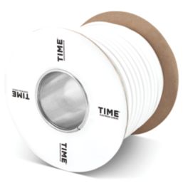 Time 3184Y White 4-Core 1mm² Flexible Cable 25m Drum
