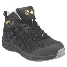 JCB Hydradig Size 10  Black  Steel Toe Cap Safety Boots