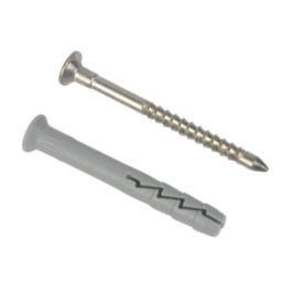 Rawlplug R-FX-N A2 Nylon Hammer-In Fixings 6mm x 60mm 100 Pack