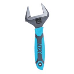 OX Pro Adjustable Wrench with Ultra Wide Jaw 6"