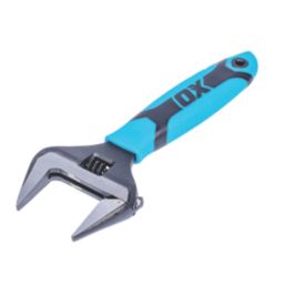 OX Pro Adjustable Wrench with Ultra Wide Jaw 6"