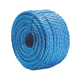 Essentials Twisted Rope Blue 10mm x 50m