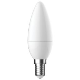 LAP  E14 Candle LED Light Bulb  470lm 4.2W 4 Pack