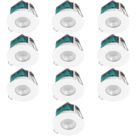 Luceco FType Essence Fixed  Fire Rated LED Downlights White 5W 515lm 10 Pack