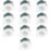 Luceco FType Essence Fixed  Fire Rated LED Downlights White 5W 515lm 10 Pack