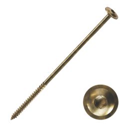 TimbaScrew  TX Wafer Thread Cutting Timber Screws 6.7mm x 200mm 50 Pack